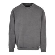 Urban Classics Heren crew sweatshirt in badstof