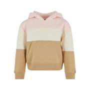 Urban Classics Meisjes 3 tone oversized hoodie