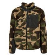 Urban Classics Camo sherpa jongens jas