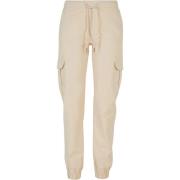 Urban Classics Dames cargo pocket hoge taille joggingbroek