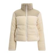 Urban Classics Dames sherpa korte gewatteerde jas