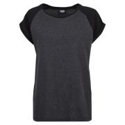 Urban Classics Dames contrast raglan t-shirt