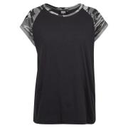 Urban Classics Dames contrast raglan t-shirt