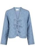 Neo Noir dubbie quilt jacket 163332 140 blue