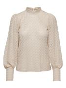 Jacqueline de Yong avery l/s lace top jrs noos 15268408 sandshell