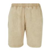 Urban Classics Heren sweat shorts zwaar stone wash