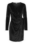 Jacqueline de Yong Jdysandy ls velvet wrap dress jrs -