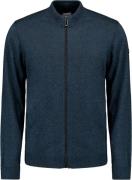 No Excess Cardigan 2 coloured melange navy