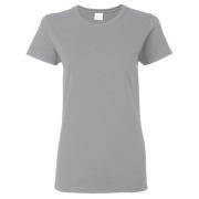 Gildan Dames zware katoenen missy fit korte mouwen t-shirt