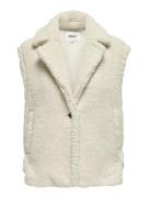 Only Onlwilma teddy waistcoat cs otw off-white