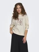 Jacqueline de Yong Jdybambi l/s emb sweat jrs