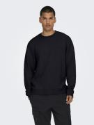 Only & Sons Onsadler reg quilt crew neck sweat