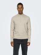 Only & Sons Onscooper half zip high neck knit n