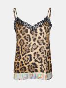 Mucho Gusto Slip top met luipaard print