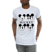 Disney Heren vier hoofden mickey mouse katoenen t-shirt