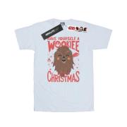 Star Wars Heren wookiee klein kerstmis t-shirt