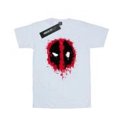 Deadpool Heren splat gezicht katoenen t-shirt