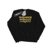 DC Comics Heren wonder woman crackle logo sweatshirt