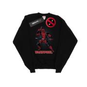 Marvel Avengers Heren deadpool gun sword burst sweatshirt