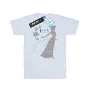 Disney Heren frozen elsa kerst silhouet t-shirt