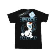 Disney Heren frozen olaf sweet kerstmis t-shirt