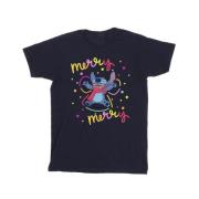 Disney Heren lilo & stitch vrolijk regenboog t-shirt