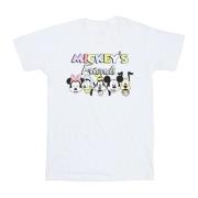 Disney Heren mickey mouse and friends gezichten t-shirt