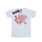 DC Comics Dames supergirl retro logo boyfriend t-shirt