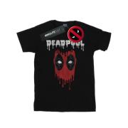 Marvel Avengers Heren deadpool druipend hoofd t-shirt