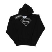 DC Comics Heren superman marble logo hoodie