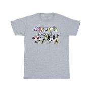 Disney Heren mickey mouse and friends gezichten t-shirt