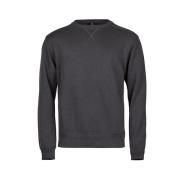 Tee Jays Heren geribd interlock crew hals sweatshirt