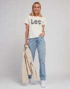 Lee Logo t-shirt ecru