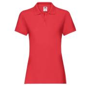 Fruit of the Loom Dames premium effen poloshirt