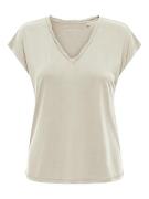 Only Onlhannah s/s v-neck top cc jrs