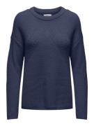 Only Onlbella life ls detail o-neck cc k navy