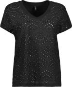 Only Onllulu life ss v-neck top box jrs -