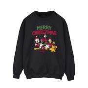 Disney Heren mickey mouse vrolijk kerstfeest figuren sweatshirt