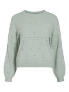 Vila Viril l/s o-neck pointelle knit top