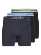 Jack & Jones Heren boxer briefs jacteddy 3-pack donkerblauw/zwart