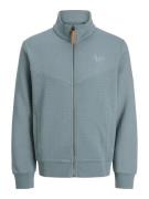 Jack & Jones jprblufrankie sweat zip high neck 12275675 stormy sea