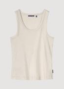 Summum rib tanktop cotton rib 3s4873-5138 122 ivory