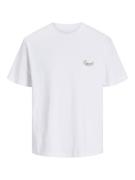 Jack & Jones jorislington type graphic back tee 12273004 bright white