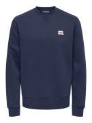 Only & Sons Onsdawson reg ls crew navy