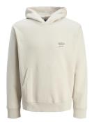 Jack & Jones Jcoconcrete globe sweat hood beige