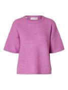 Selected Femme slfmaline-liliana 2/4 knit o-neck n 16093048 first bloo...