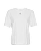 Moss Copenhagen melea icon tee 18453 b white black