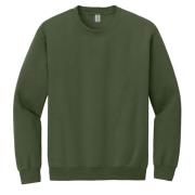 Gildan Unisex adult sweatshirt met zware mouwenhals