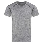 Stedman Stars Heren heather reflecterend detail slim sport t-shirt