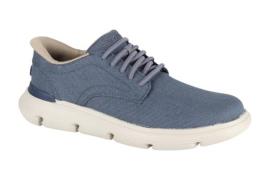 Skechers 205352 blu heren instappers sportief